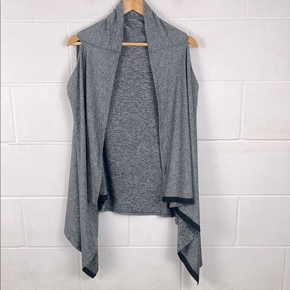 Athleta Women’s Om wrap in powervita heathered gray NWT - Picture 1 of 7
